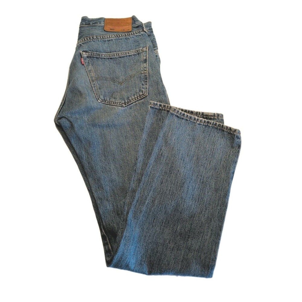Levi’s 501 Jeans Mens 31x32 Button Fly Straight Leg 00501-0114 Faded Denim